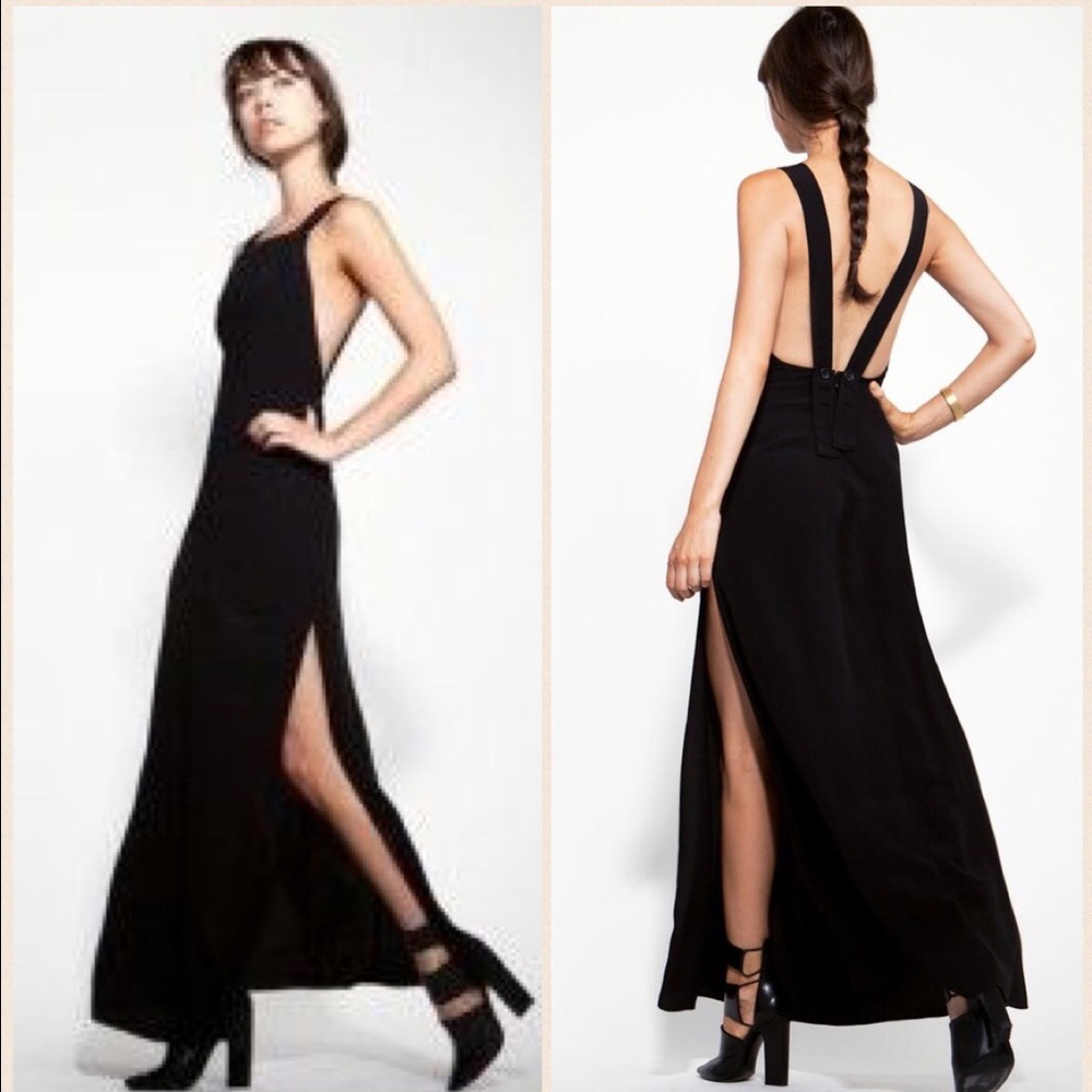 NWOT Reformation Ginger Maxi Apron dress